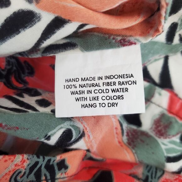 Rainbow Jo Womens Sarong Wrap Maxi‎ Skirt Floral Tropical Beachy Rayon One Size - Picture 6 of 7